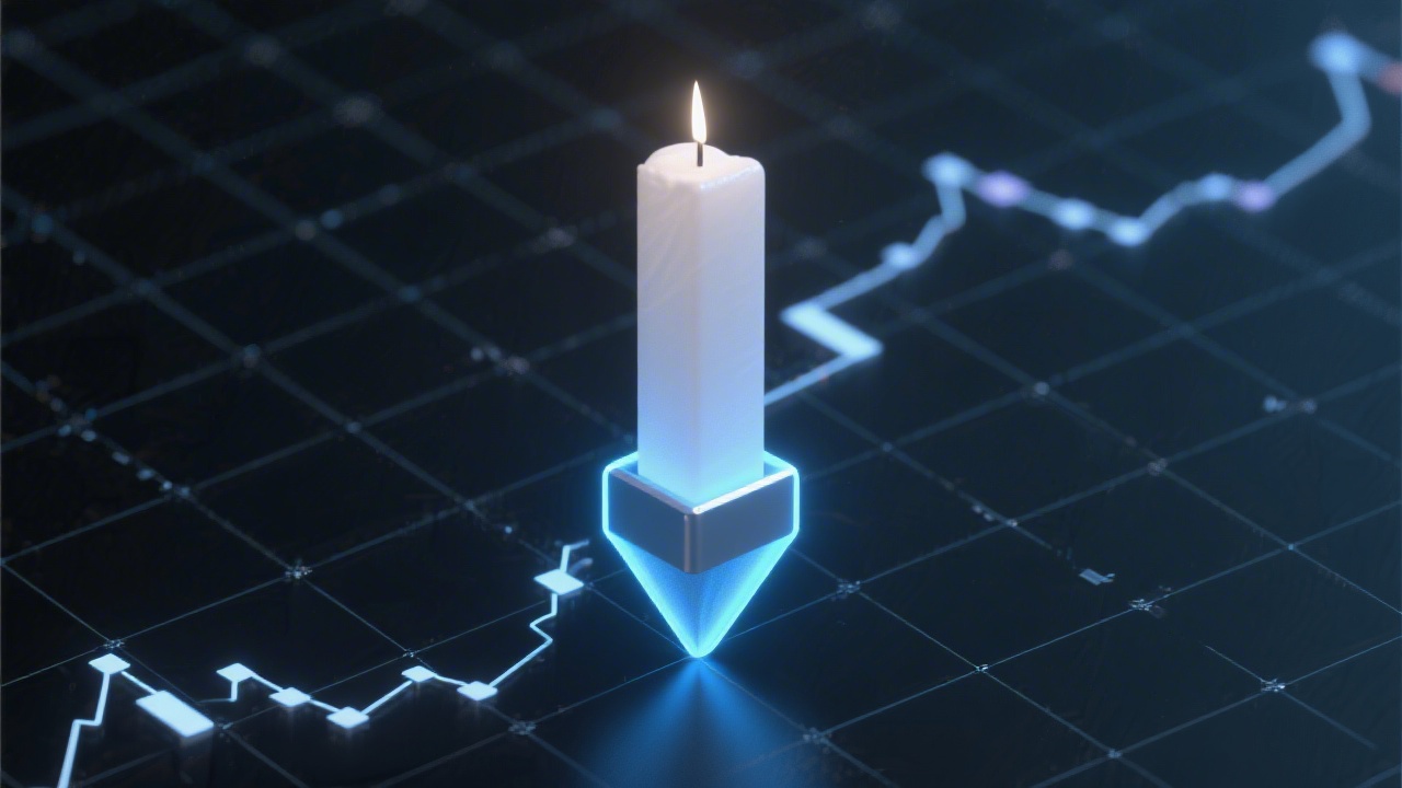 세력이 매물을 소화하는 과정을 상징하는 긴 윗꼬리의 역망치형 캔들 분석 이미지