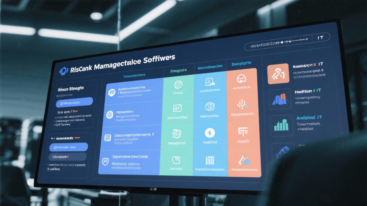 산업별 리스크 관리 소프트웨어 트렌드와 기능 비교 차트