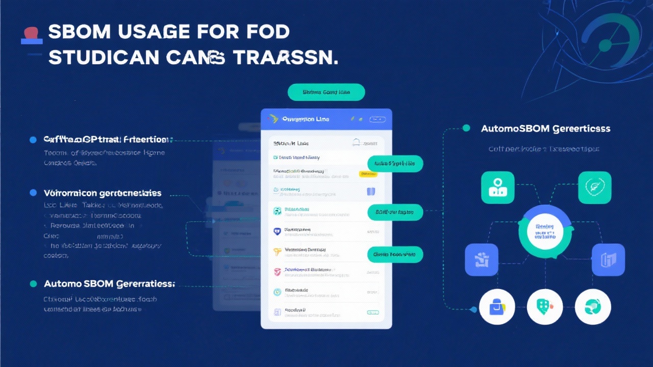 SBOM을 활용한 소프트웨어 공급망 리스크 관리 인포그래픽